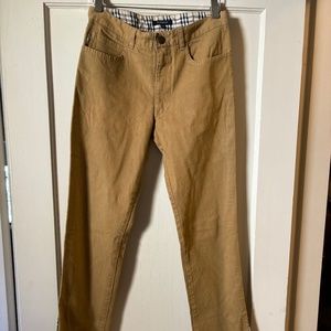 Burberry London, size 6, cotton pants with side piping